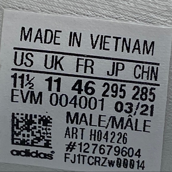 New Adidas Originals Ozweego Pure Cloud White  Men’s Sz 11.5 - Picture 7 of 7